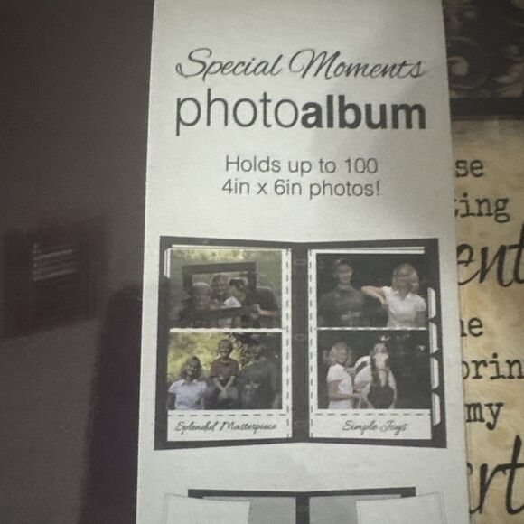 Special Moments Photo Album Holds 100 4x6 Photos By Quick Quotes New - Picture 5 of 6